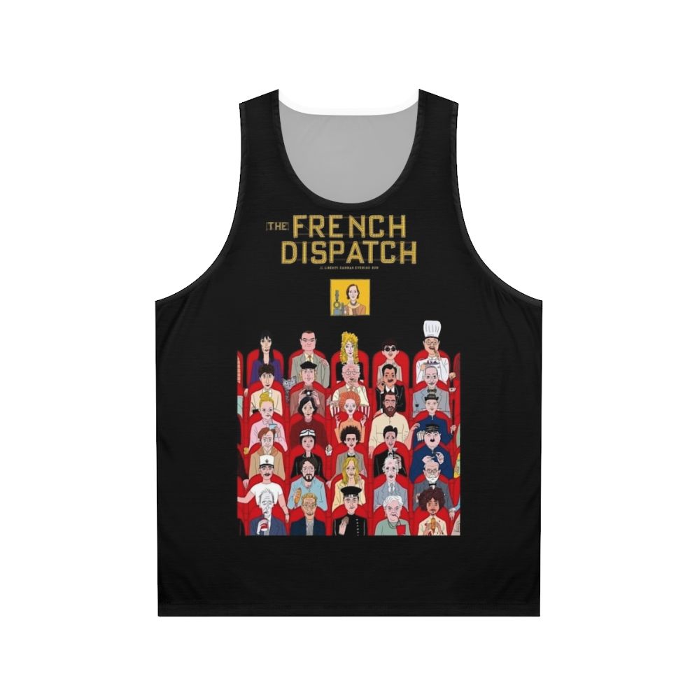 Timothée Chalamet in Wes Anderson's The French Dispatch Unisex Tank Top