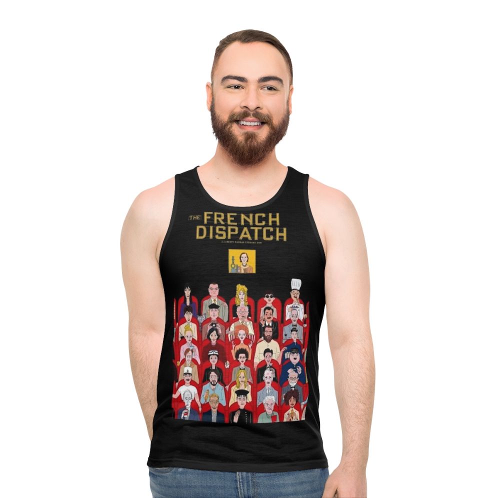 Timothée Chalamet in Wes Anderson's The French Dispatch Unisex Tank Top