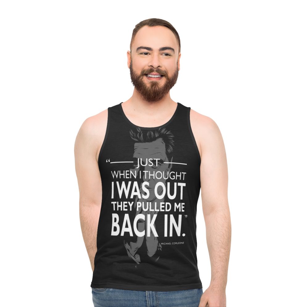 "The Godfather" Minimalist Unisex Tank Top