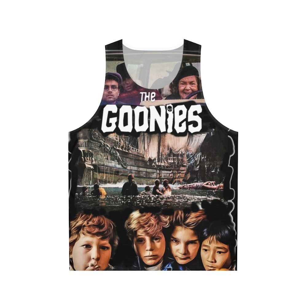 "The Goonies" retro unisex tank top graphic