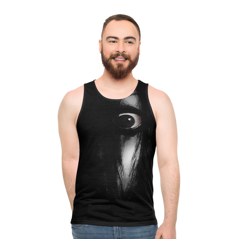 The Grudge Sketch Unisex Horror Tank Top
