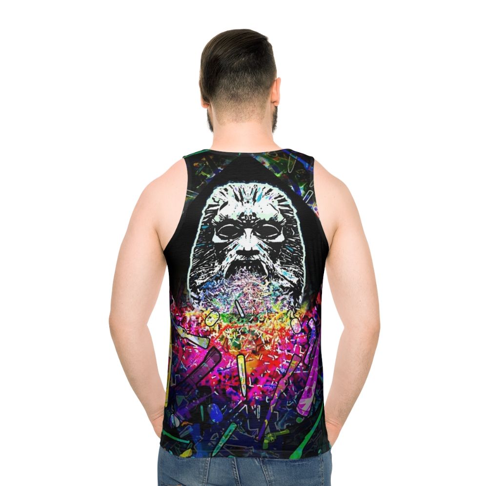 Unisex tank top with "The Gun is Good" design
