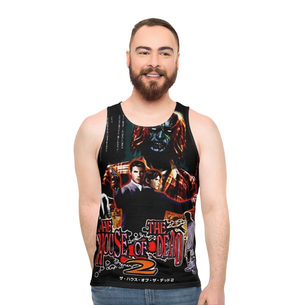 The House of the Dead 2 Unisex Tank Top with Japanese Art