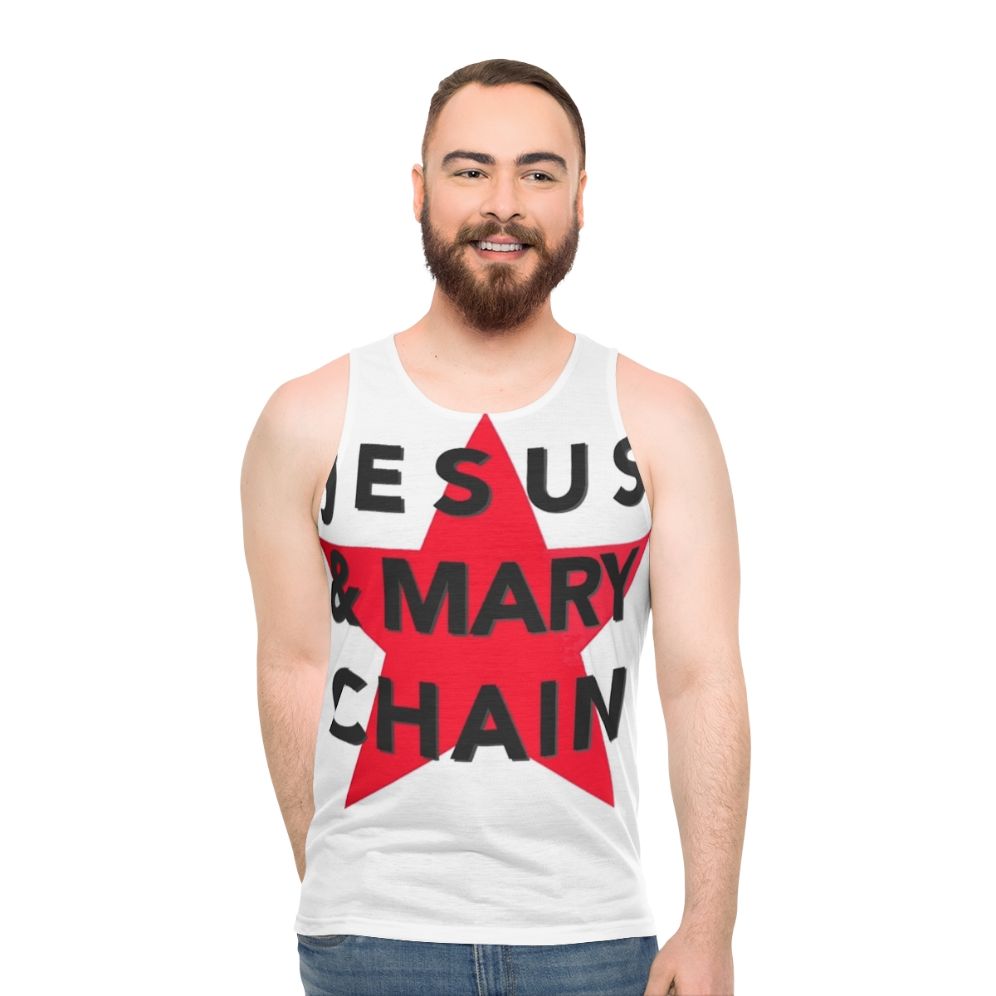 The Jesus and Mary Chain logo unisex tank top