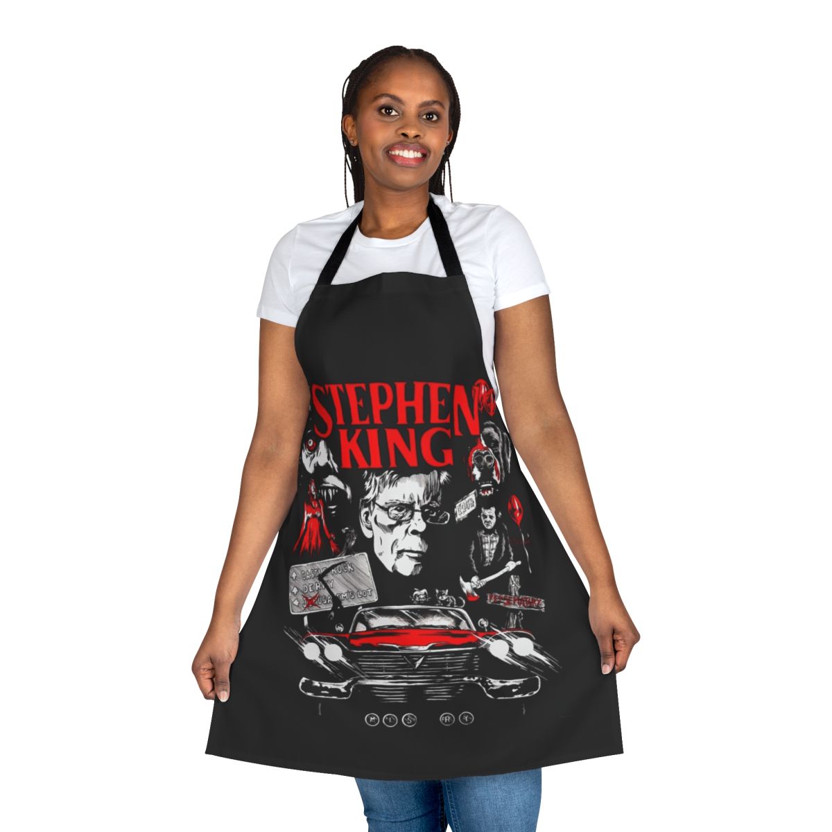The King's Horror Apron - Iconic 80s Horror Inspired Design