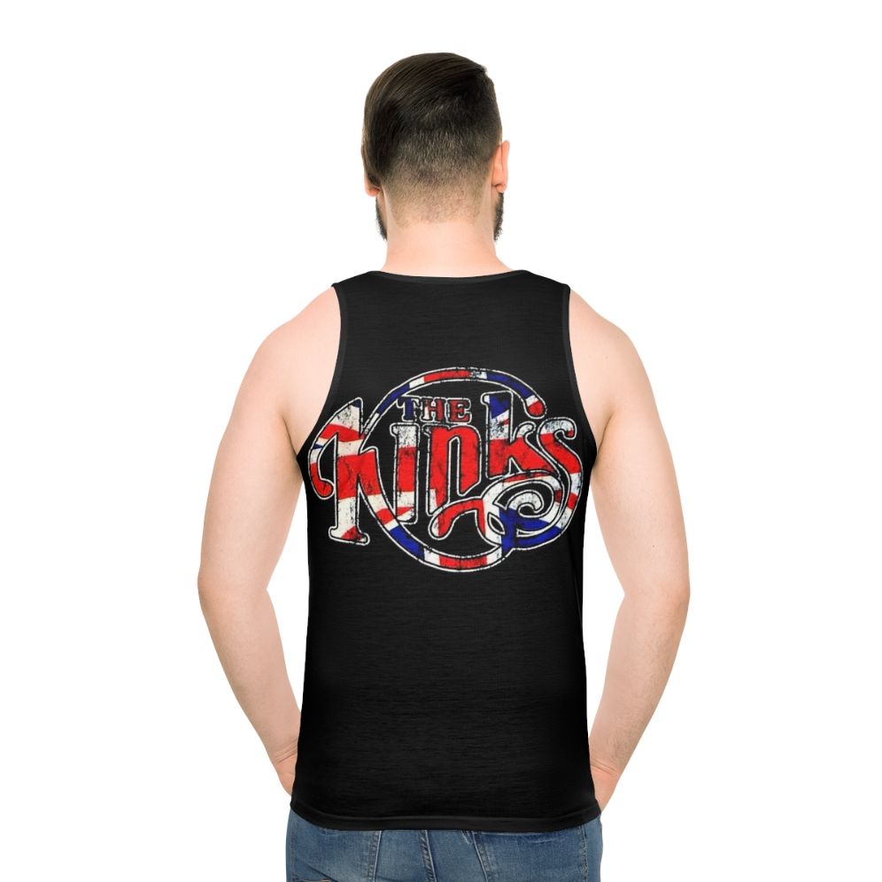 Vintage The Kinks Band Flag Art Unisex Tank Top