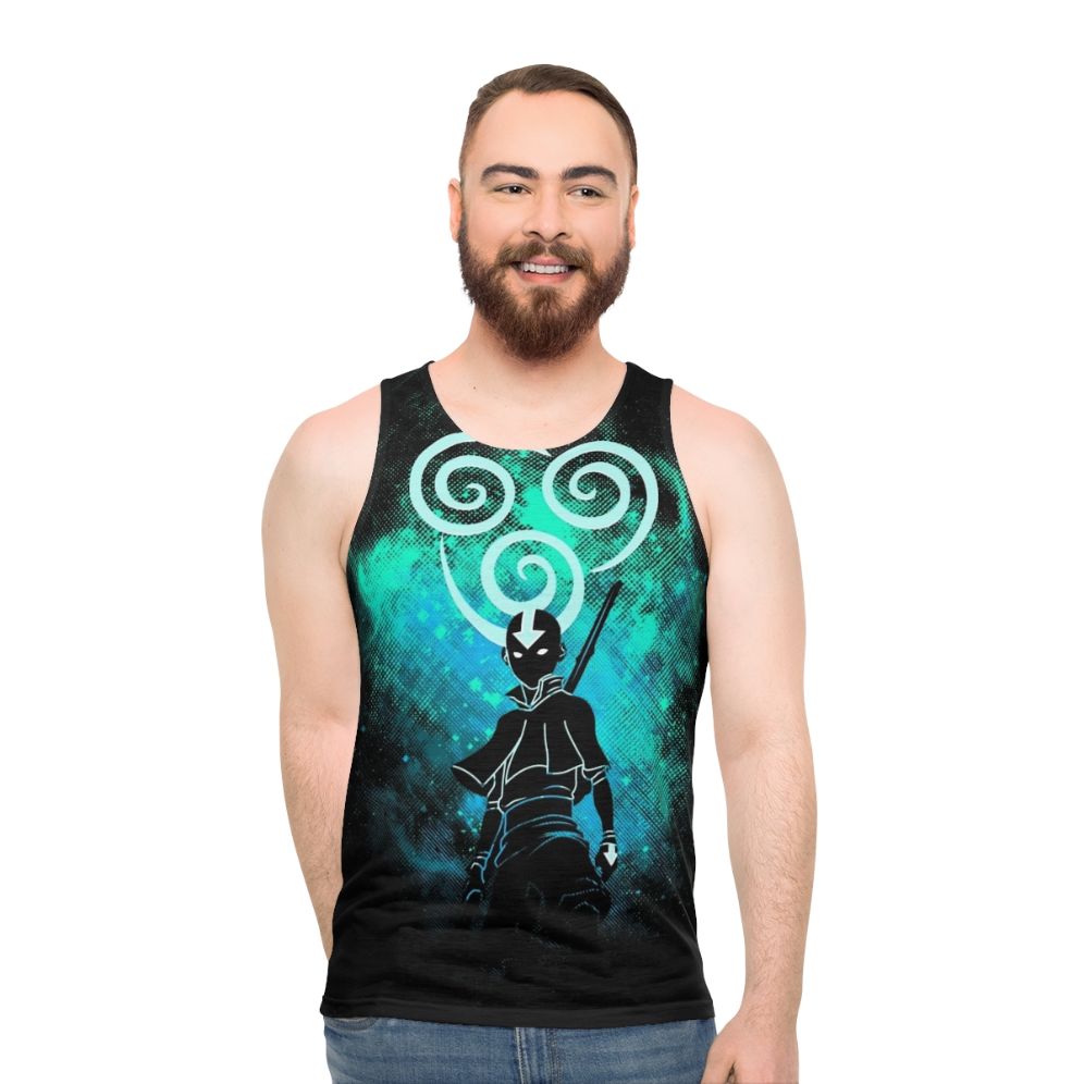 The Last Airbender inspired unisex air art tank top