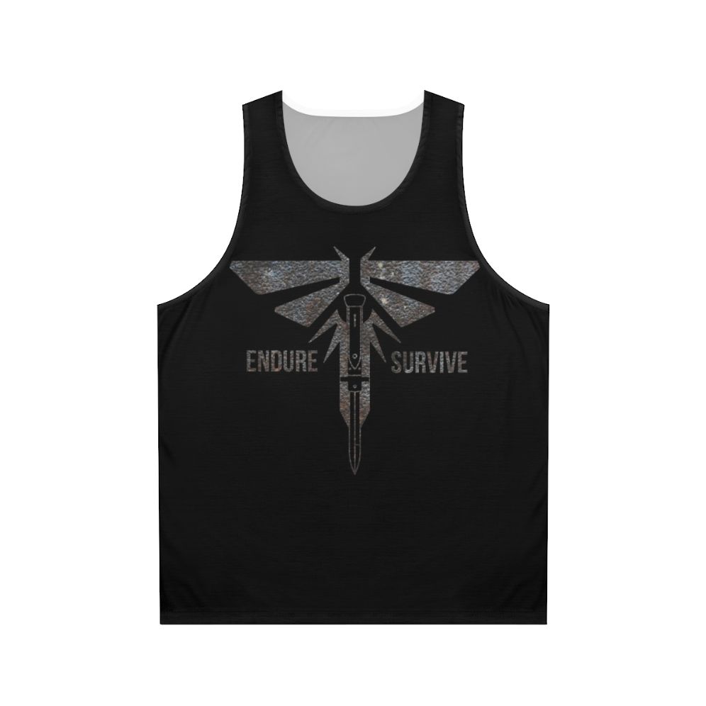 The Last of Us Unisex Tank Top featuring Joel and Ellie