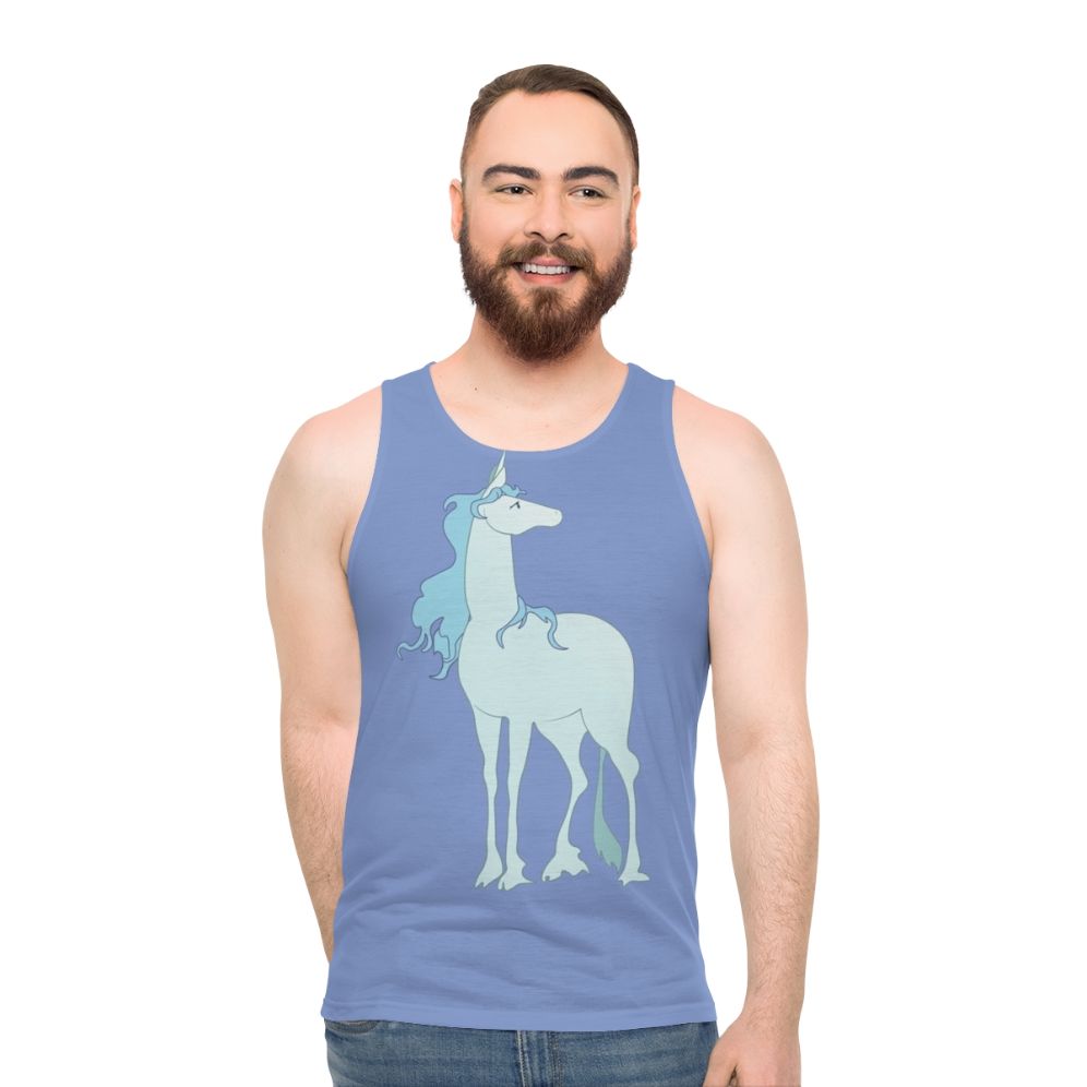 The Last Unicorn Amalthea Illustration Unisex Tank Top