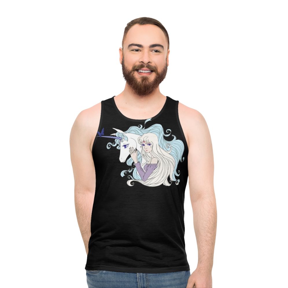 Unisex 'The Last Unicorn' fantasy tank top