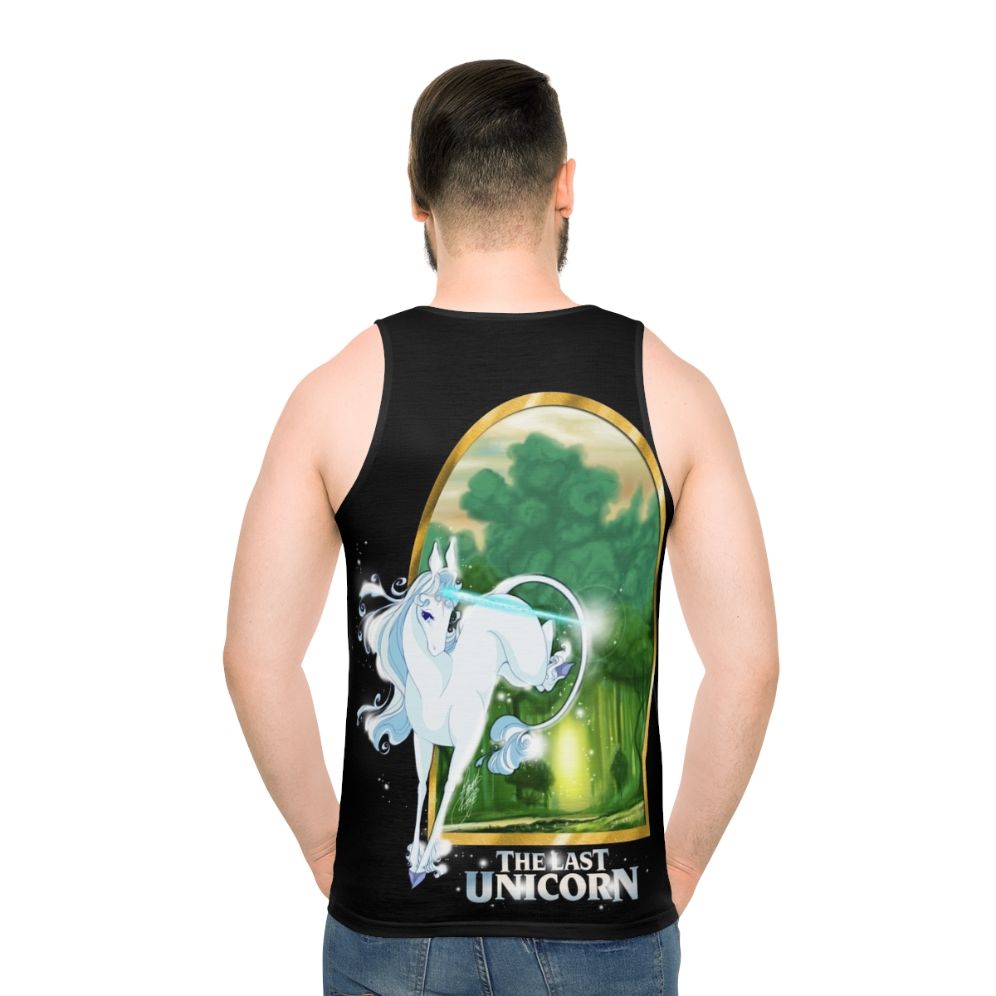 Unisex 'The Last Unicorn' fantasy movie tank top