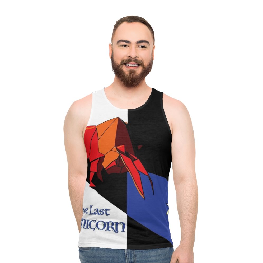 Unisex "The Last Unicorn Fights The Red Bull" Tank Top