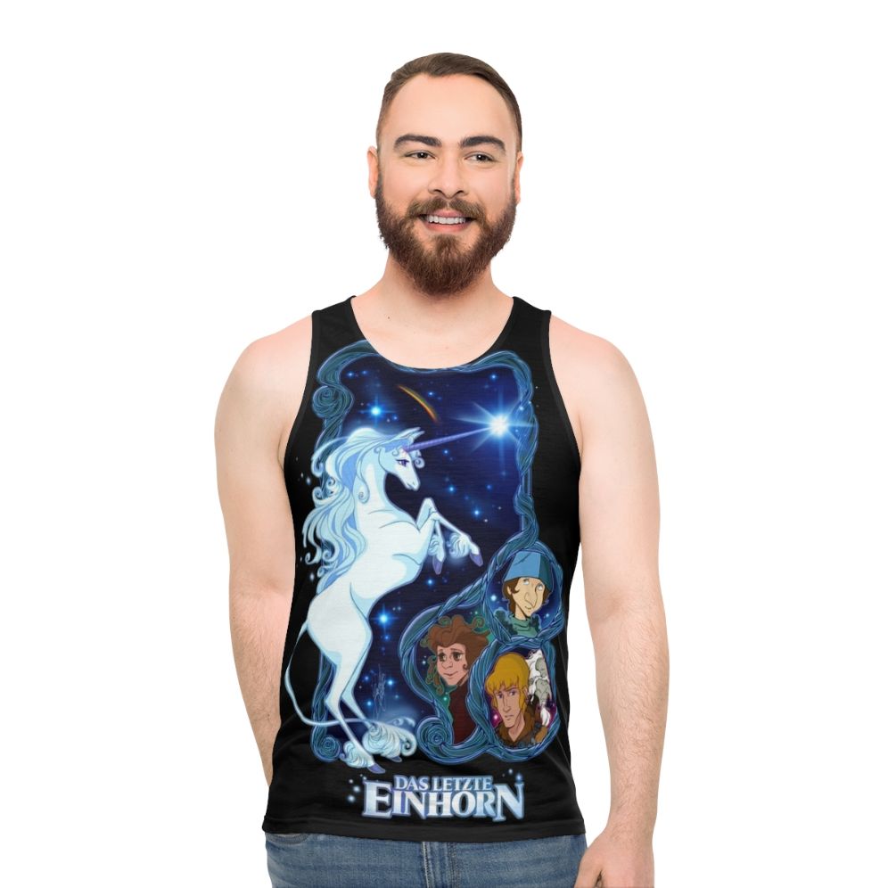 The Last Unicorn German Unisex Tank Top