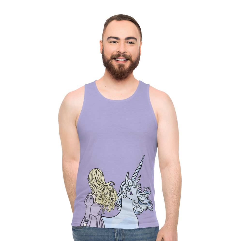 The Last Unicorn Lady Amalthea Unisex Unicorn Tank Top