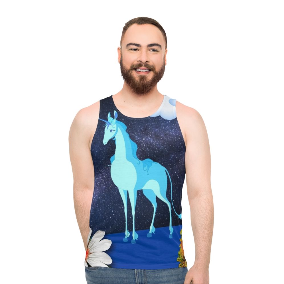The Last Unicorn Lunar Landscape Unisex Tank Top