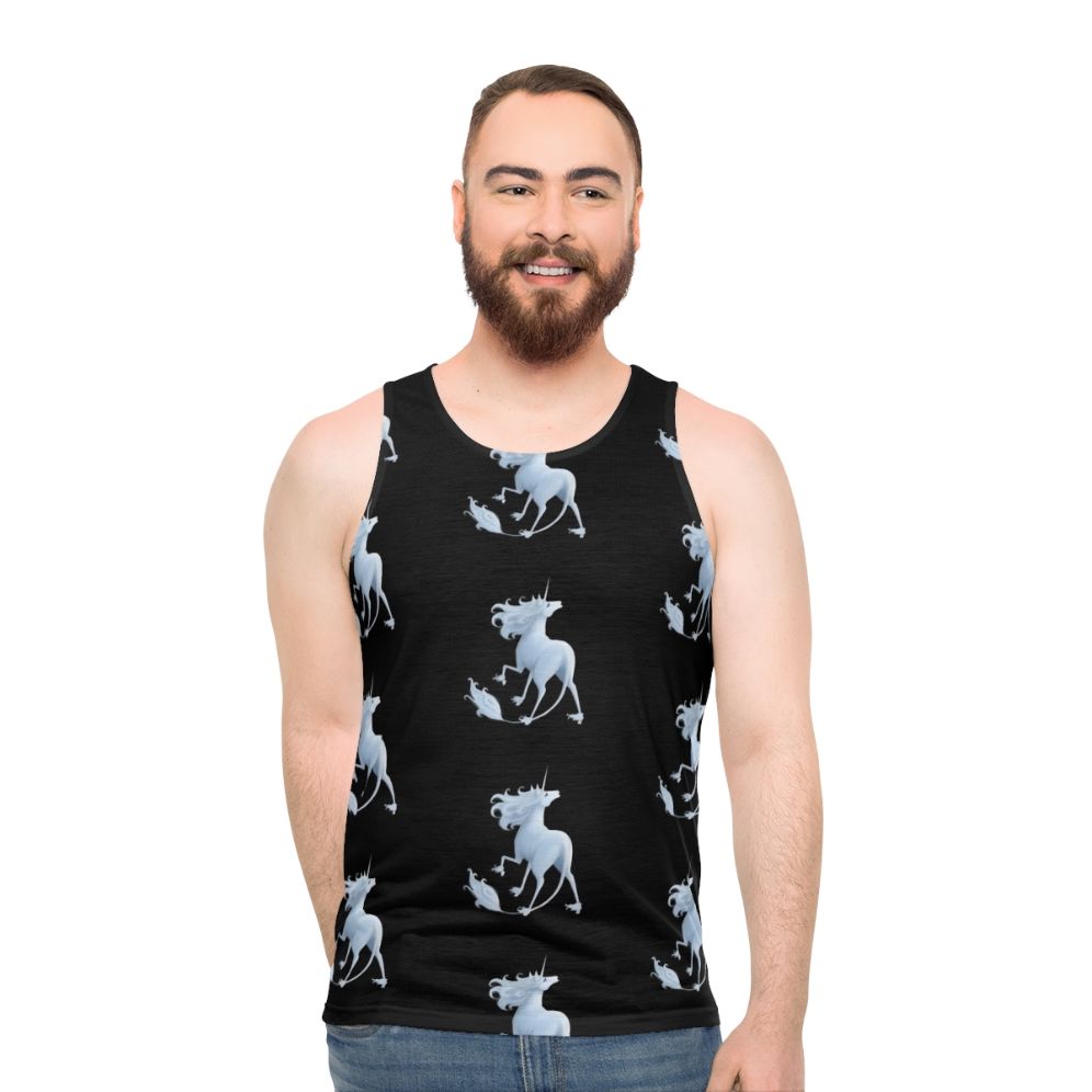 The Last Unicorn Unisex Pastel Goth Tank Top