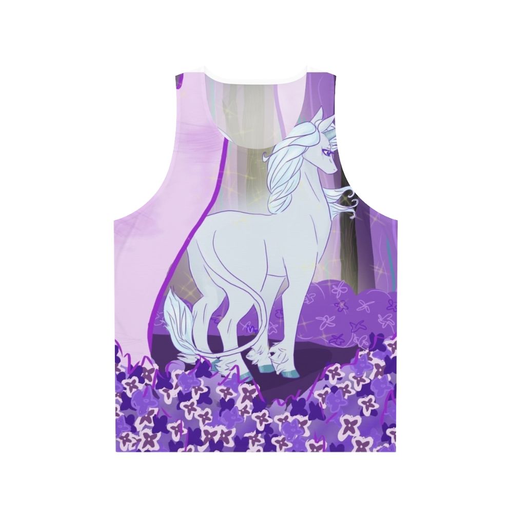 The Last Unicorn Unisex Purple Forest Tank Top