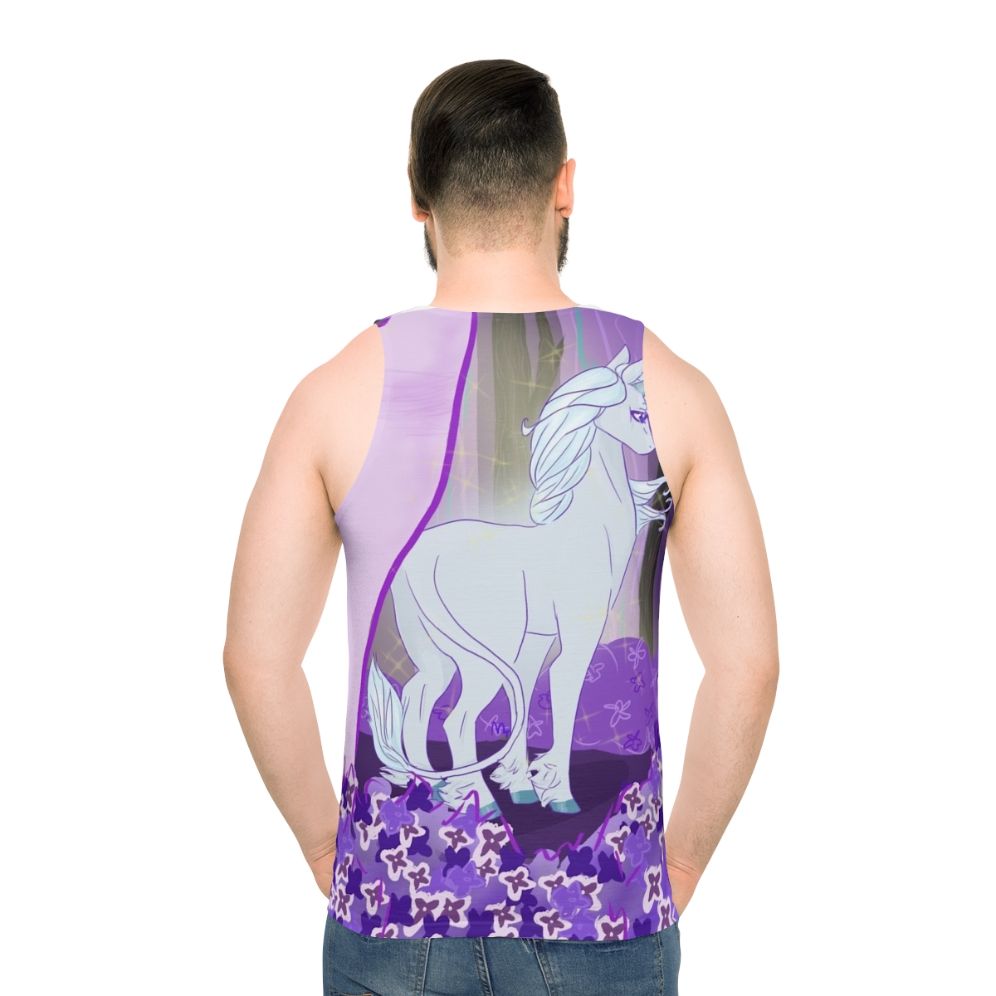 The Last Unicorn Unisex Purple Forest Tank Top