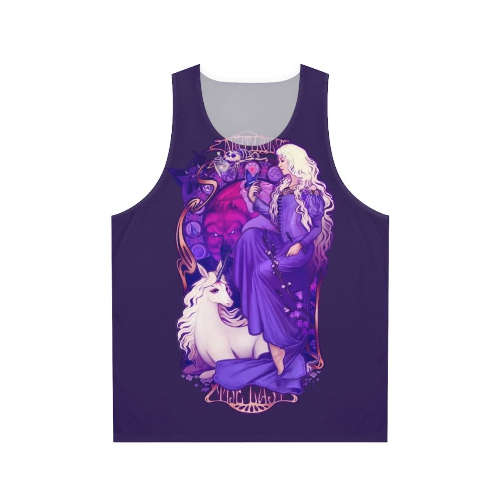 The Last Unicorn Unisex Art Nouveau Tank Top