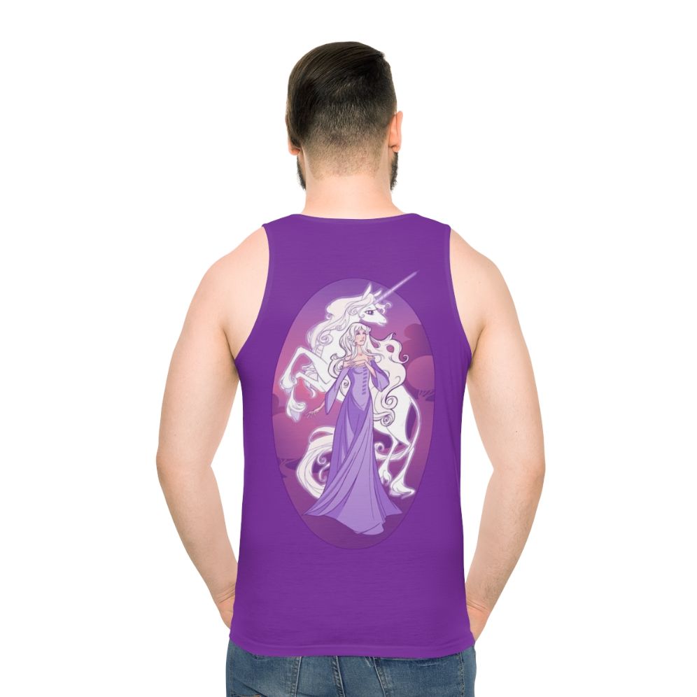 "The Last Unicorn" Unisex Tank Top Featuring Lady Amalthea
