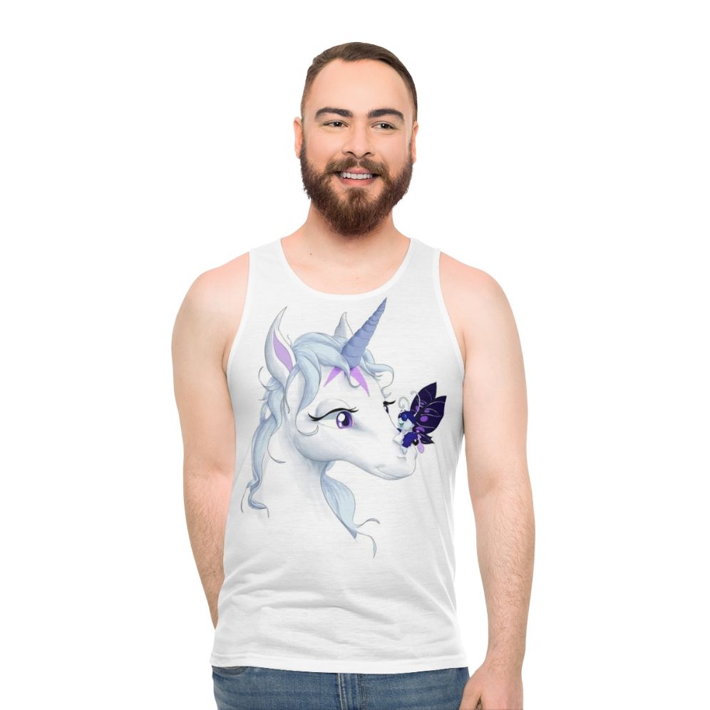 The Last Unicorn Unisex Tank Top with Magical Unicorn Design