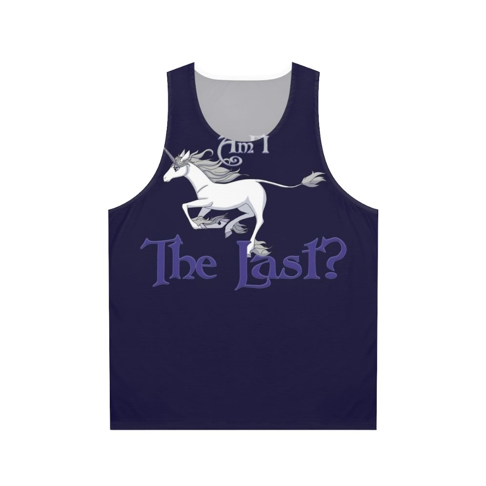 "The Last Unicorn" unisex graphic tank top