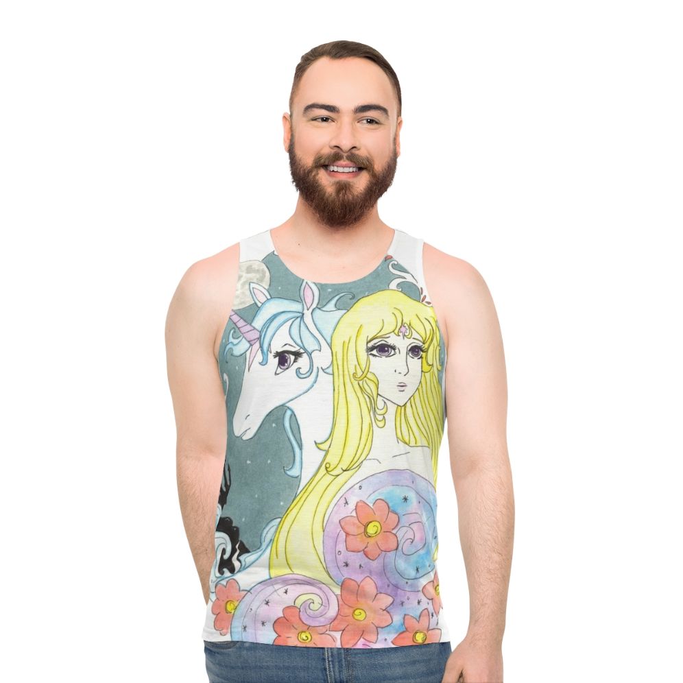 The Last Unicorn Unisex Tank Top with Iconic Fan Art Design