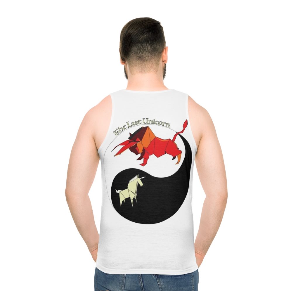The Last Unicorn Yin Yang Origami Tank Top