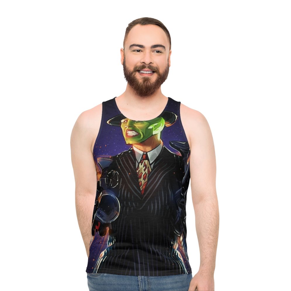 The Mask Unisex Green Superhero Tank Top