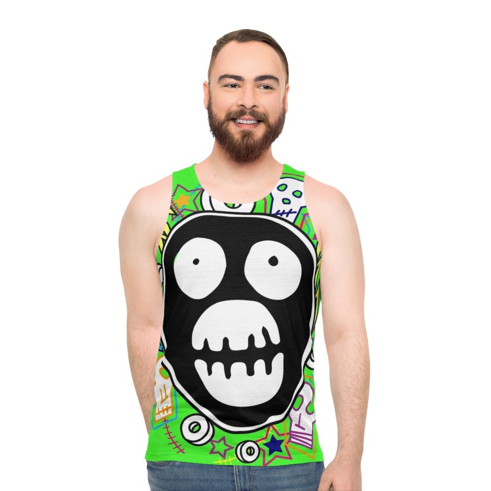 The Mighty Boosh logo unisex tank top