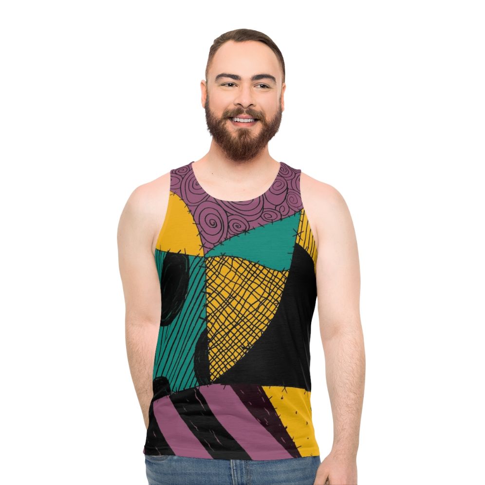 The Nightmare Before Christmas Sally S Dress Unisex Tank Top