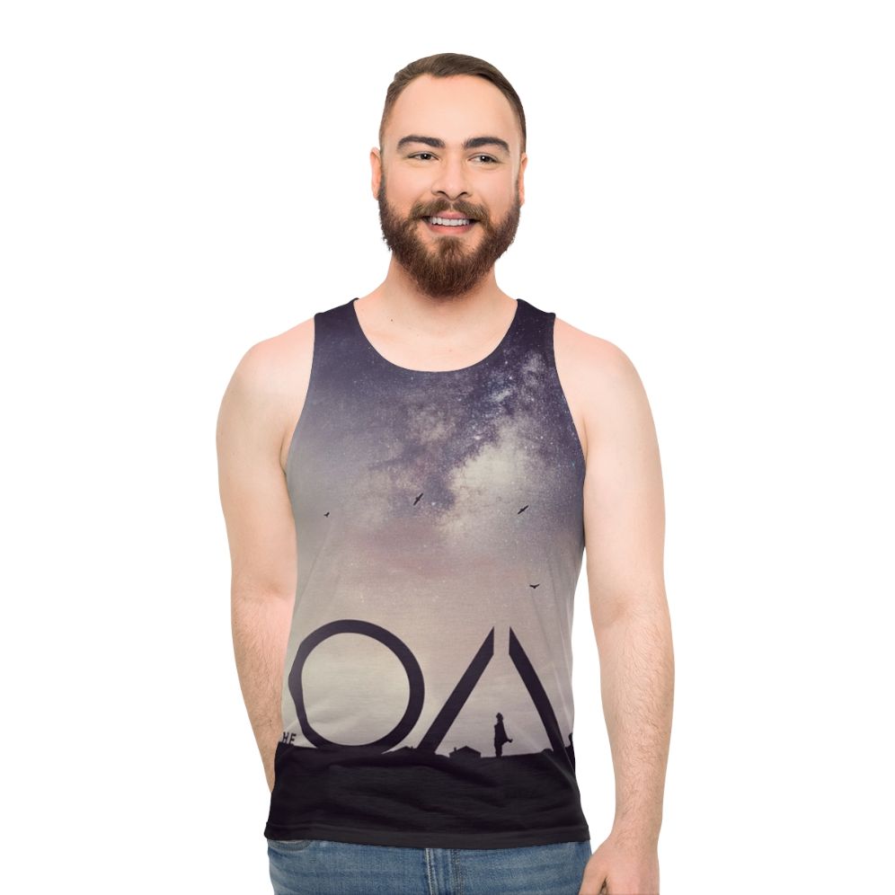 The Oa Unisex Tank Top featuring the 5 movements