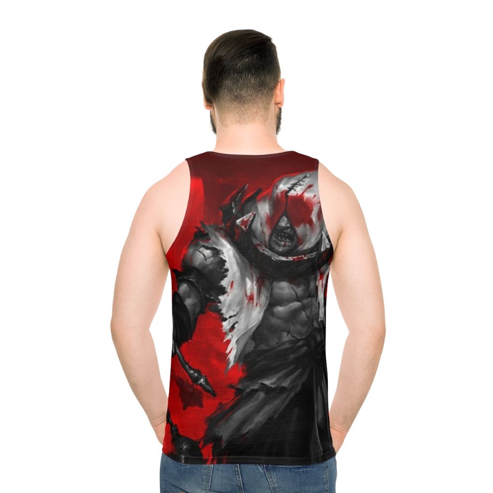 The Repentant Unisex Tank Top, a dark fantasy inspired design
