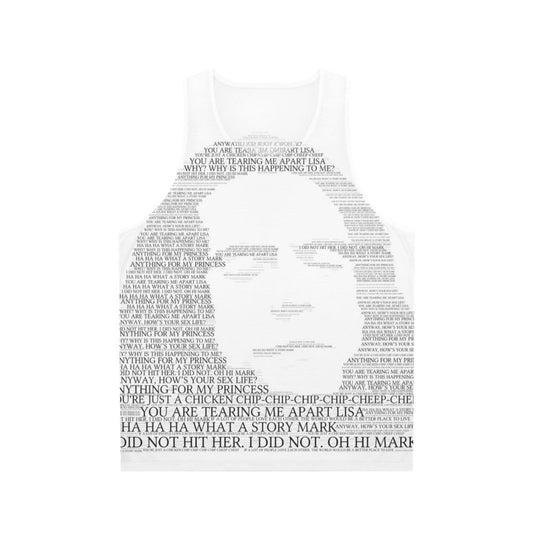 The Room inspired unisex tank top with funny quotes