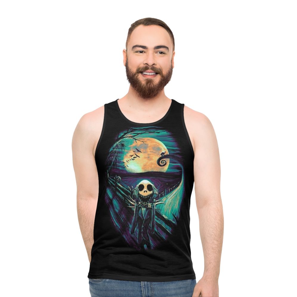 The Scream Before Christmas Unisex Halloween Tank Top