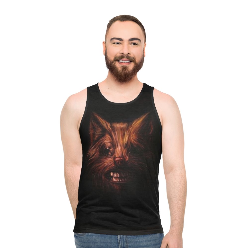 The Seer Swans unisex tank top