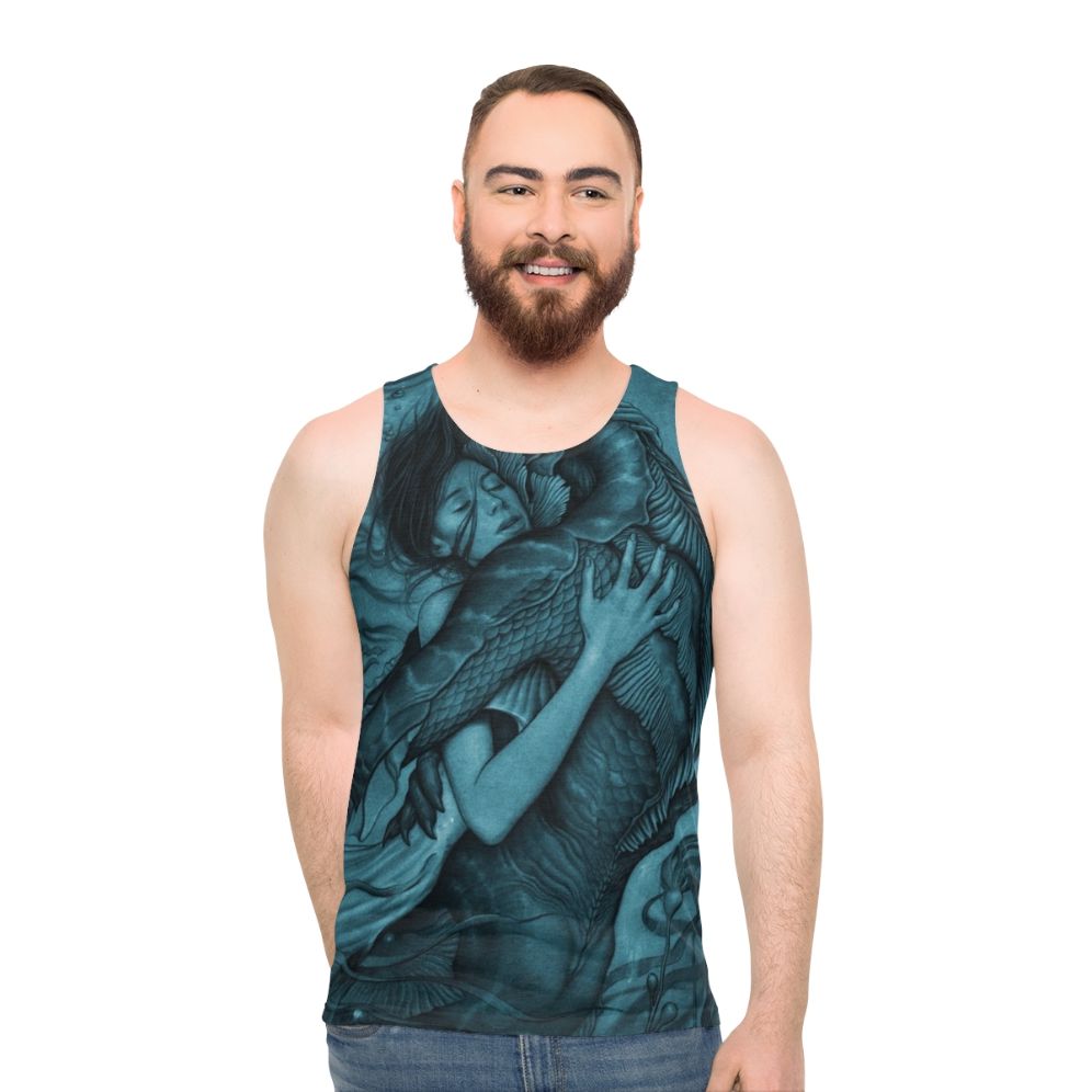 Unisex tank top featuring 'The Shape of Water' movie design