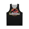 The Simpsons inspired "Billy And The Cloneasaurus" unisex graphic tank top
