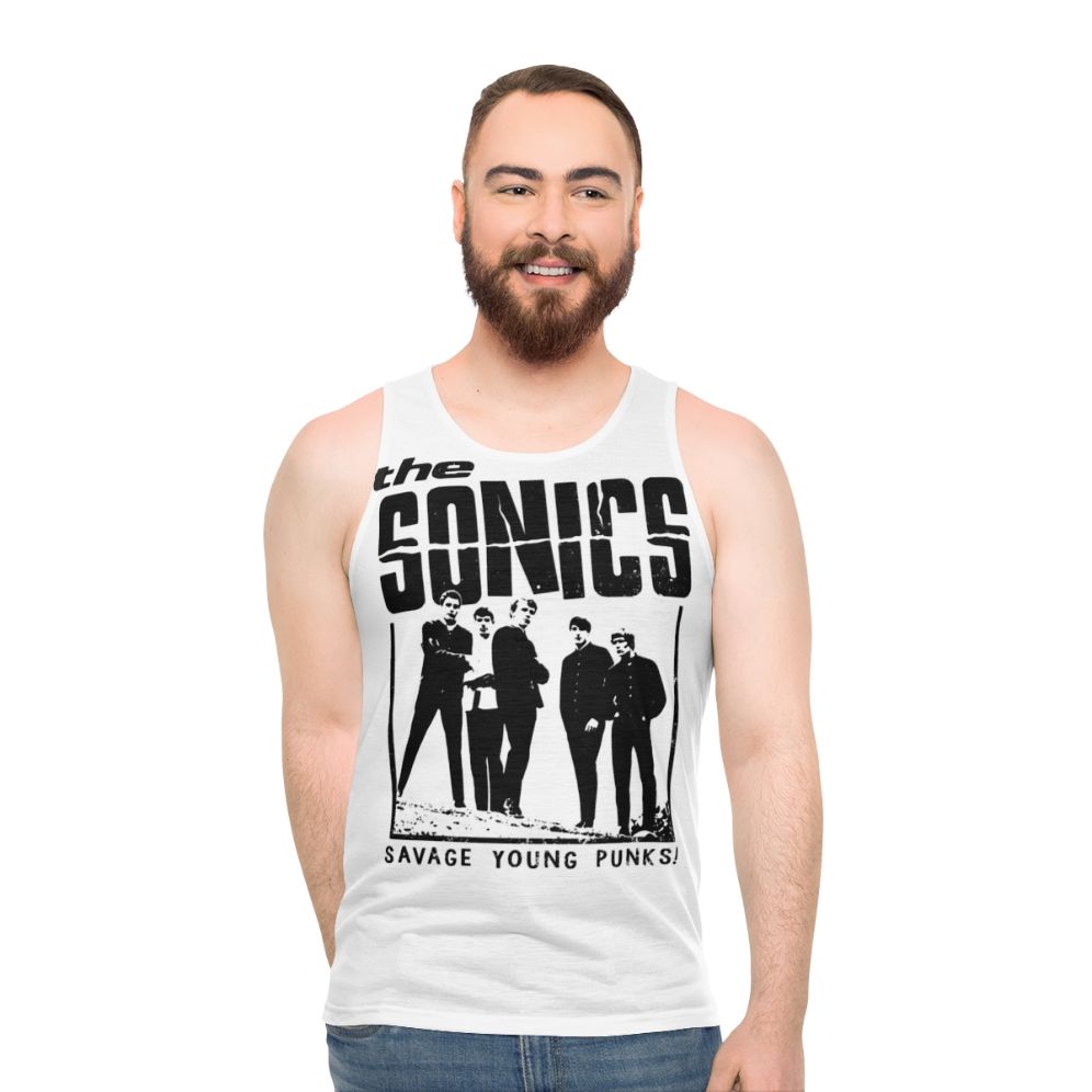 The Sonics Unisex Black Tank Top