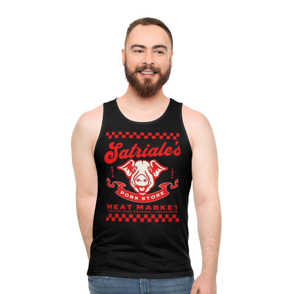 The Sopranos Satriale's Pork Store BBQ Unisex Tank Top