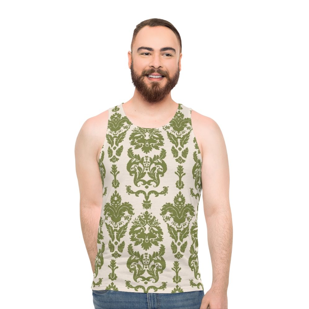 Unisex The Sound of Music Von Trapp Curtain Pattern Tank Top