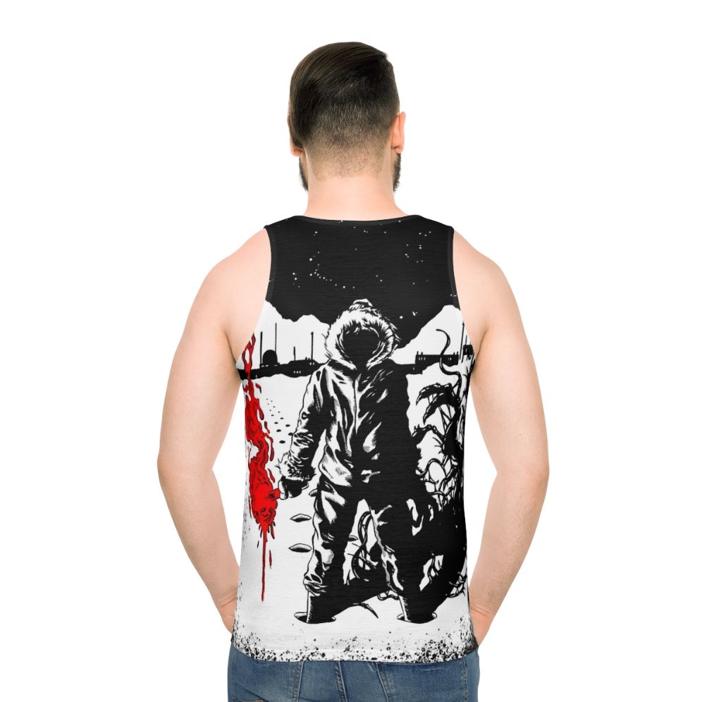 "The Thing" 80s horror cult film unisex tank top