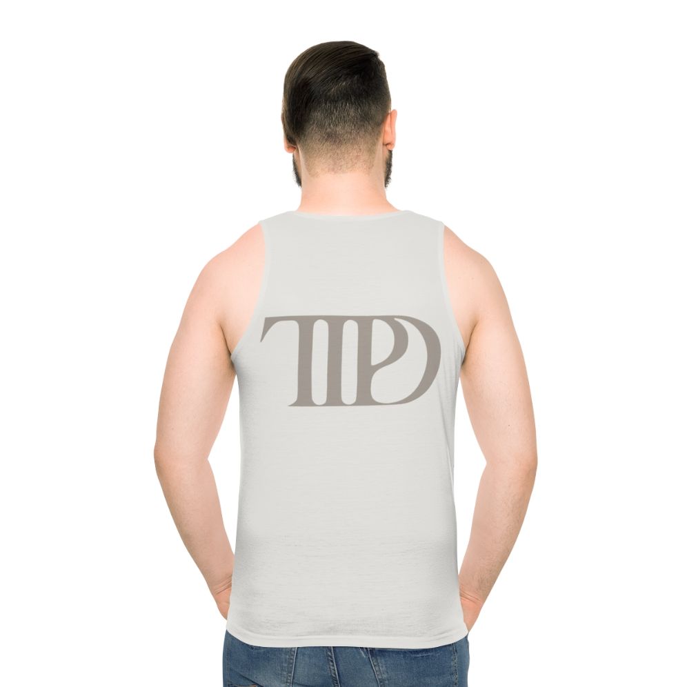 The Tortured Poets Department Unisex Tank Top featuring Taylor Swift's Midnights album art