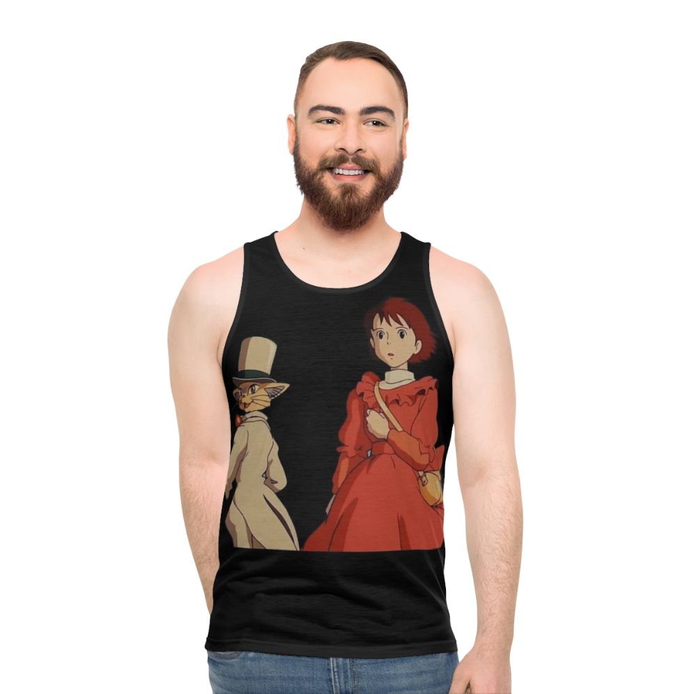 The Wind Rises Unisex Tank Top featuring Powerful Characters from the Studio Ghibli Film