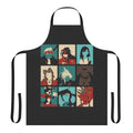 Stylized apron featuring characters and elements from the popular Final Fantasy VII video game series