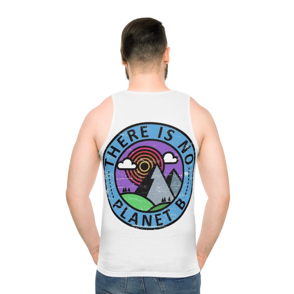 Eco-friendly "There Is No Planet B" unisex tank top
