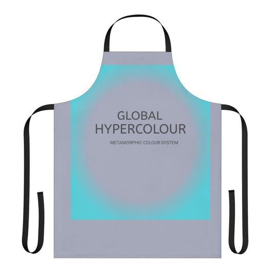 Vibrant, color-shifting apron that changes with body heat