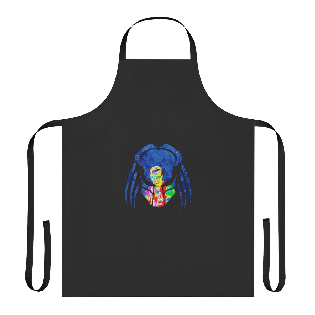 Thermovision apron with sci-fi movie graphics
