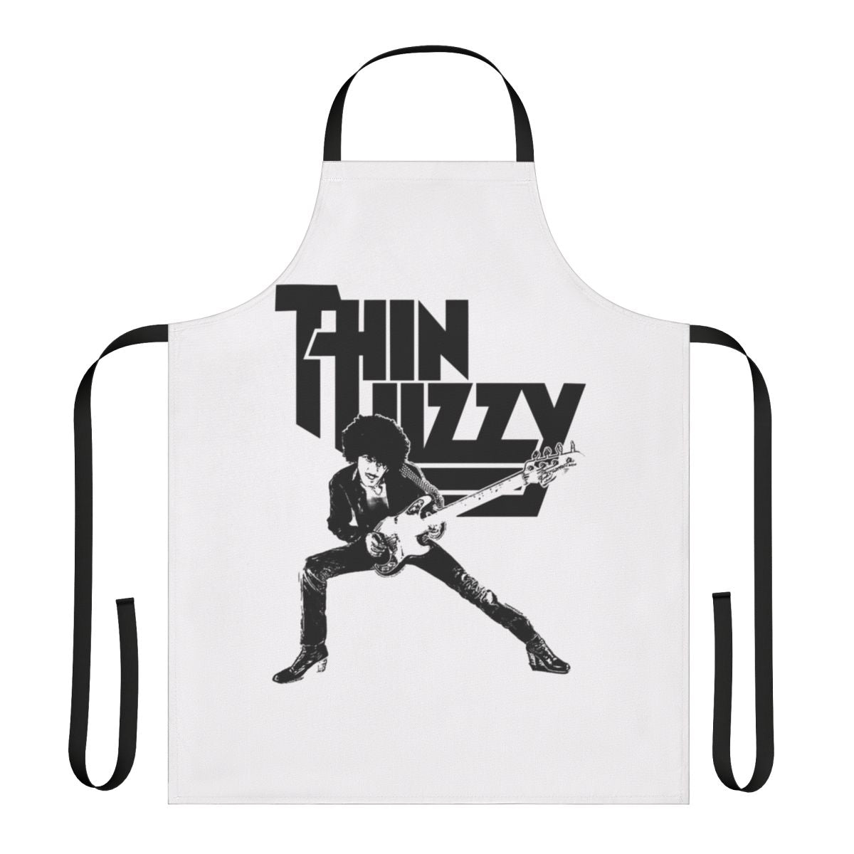 Thin Lizzy Inspired Apron with Phil Lynott and Band Logo