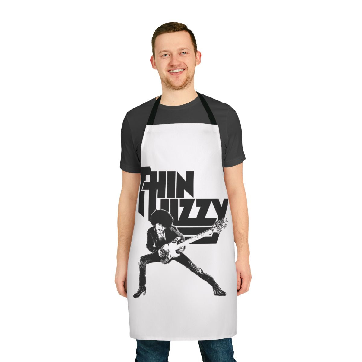 Thin Lizzy Inspired Apron with Phil Lynott and Band Logo
